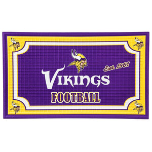 Minnesota Vikings Embossed Door Mats