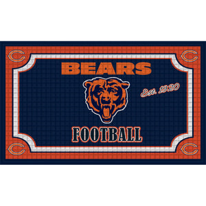 Chicago Bears Embossed Door Mats