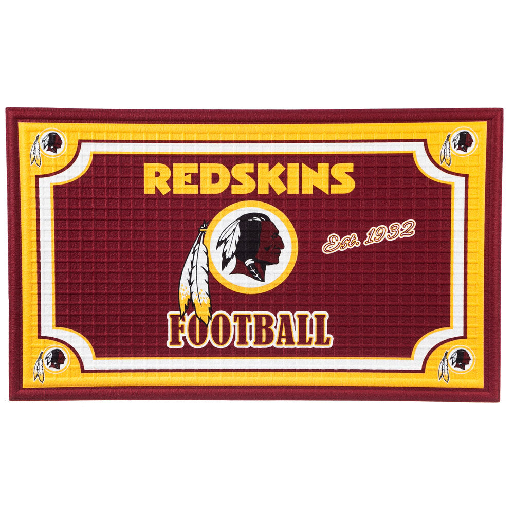 Washington Redskins Embossed Door Mats