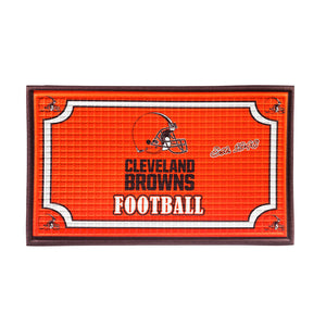 Cleveland Browns Embossed Door Mats