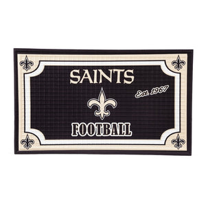 New Orleans Saints Embossed Door Mats