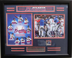 Atlanta Braves Champion with Pin Medium Frames