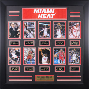 Miami Heat All Time Greats Frames