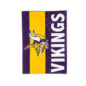 Minnesota Vikings Embellish Garden Flag