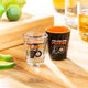 Philadelphia Flyers 4 Piece Ceramic and Glass 2oz. Shot Glass Set