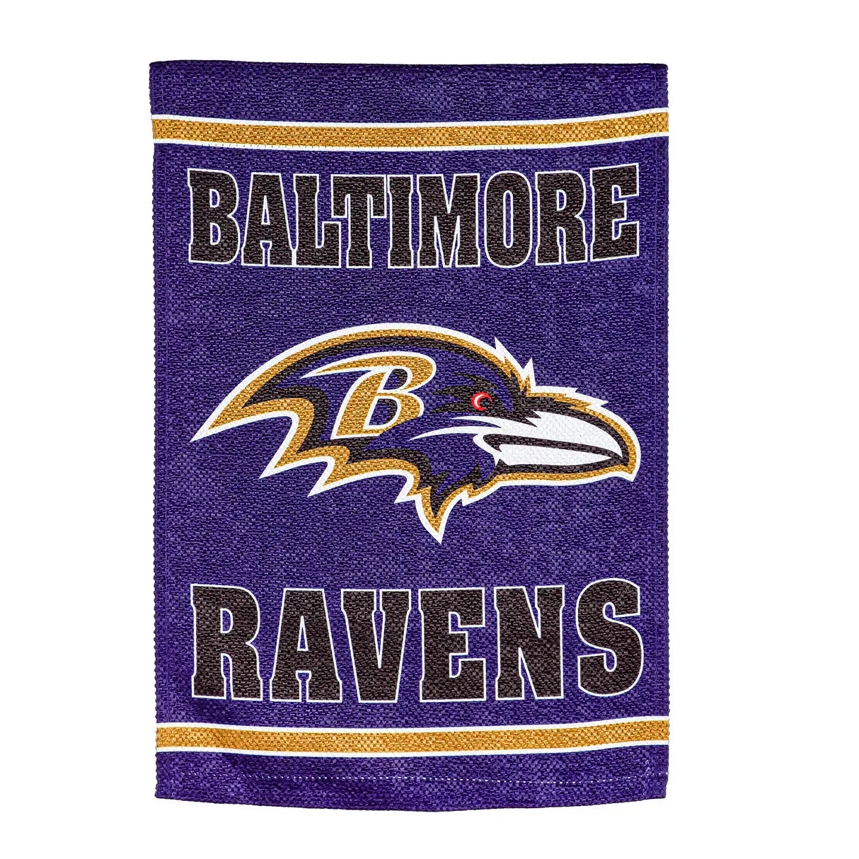 Baltimore Ravens Double Sided Embossed Suede House Flag
