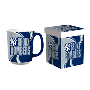 New York Yankees 14oz Ceramic Mug with Matching Box