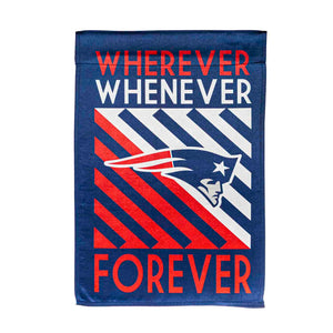 New England Patriots Whenever Wherever Forever House Flag