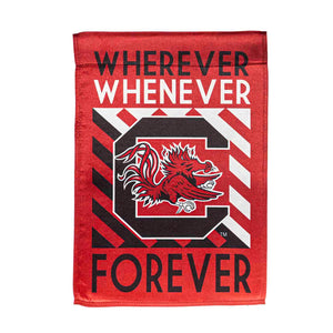 South Carolina Gamecocks Whenever Wherever Forever House Flag