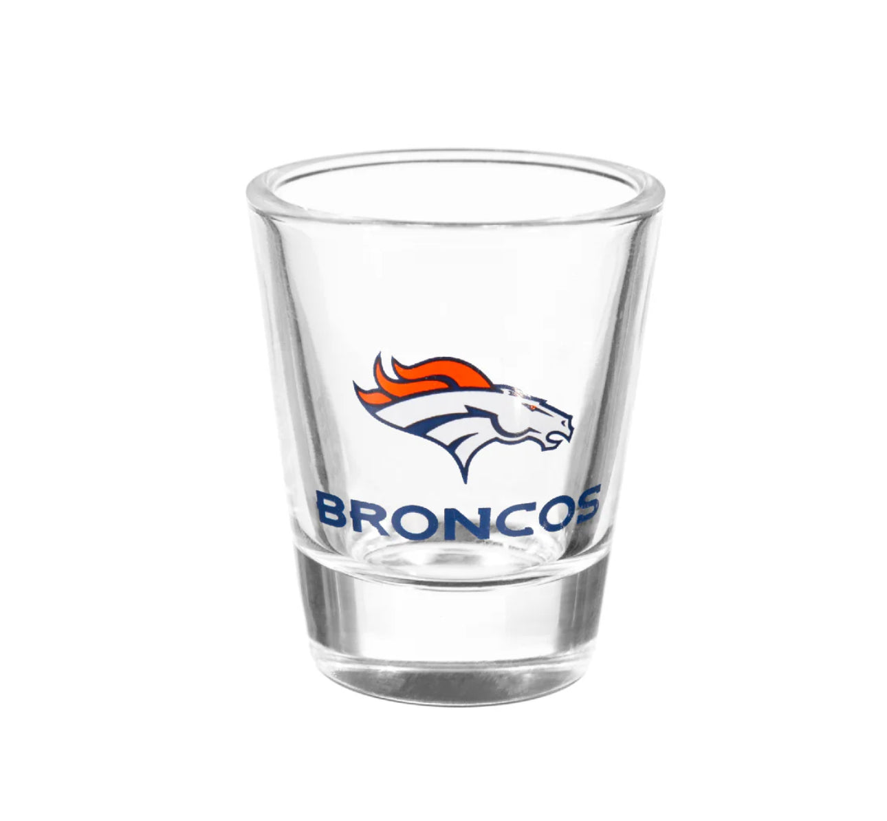Denver Broncos Sports Clear Shot Glass