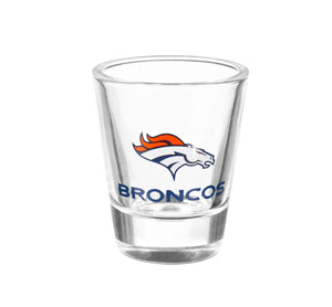 Denver Broncos Sports Clear Shot Glass