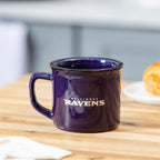 Baltimore Ravens Ceramic Camp Cup with Enamel Finish 14oz