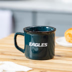 Philadelphia Eagles Ceramic Camp Cup with Enamel Finish 14oz