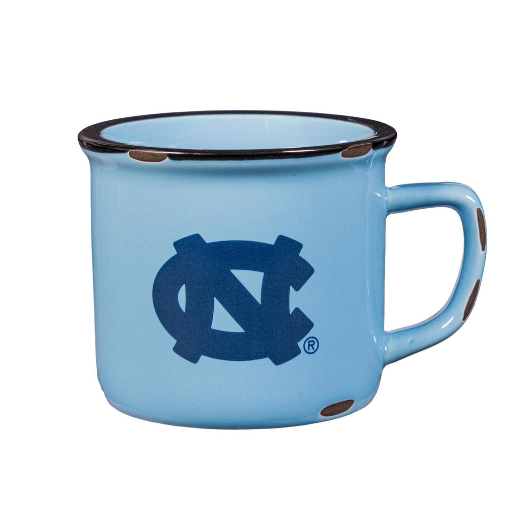 North Carolina Tar Heels Ceramic Camp Cup with Enamel Finish 14oz