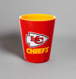 Kansas City Chiefs Sports Ceramic Shot Glass