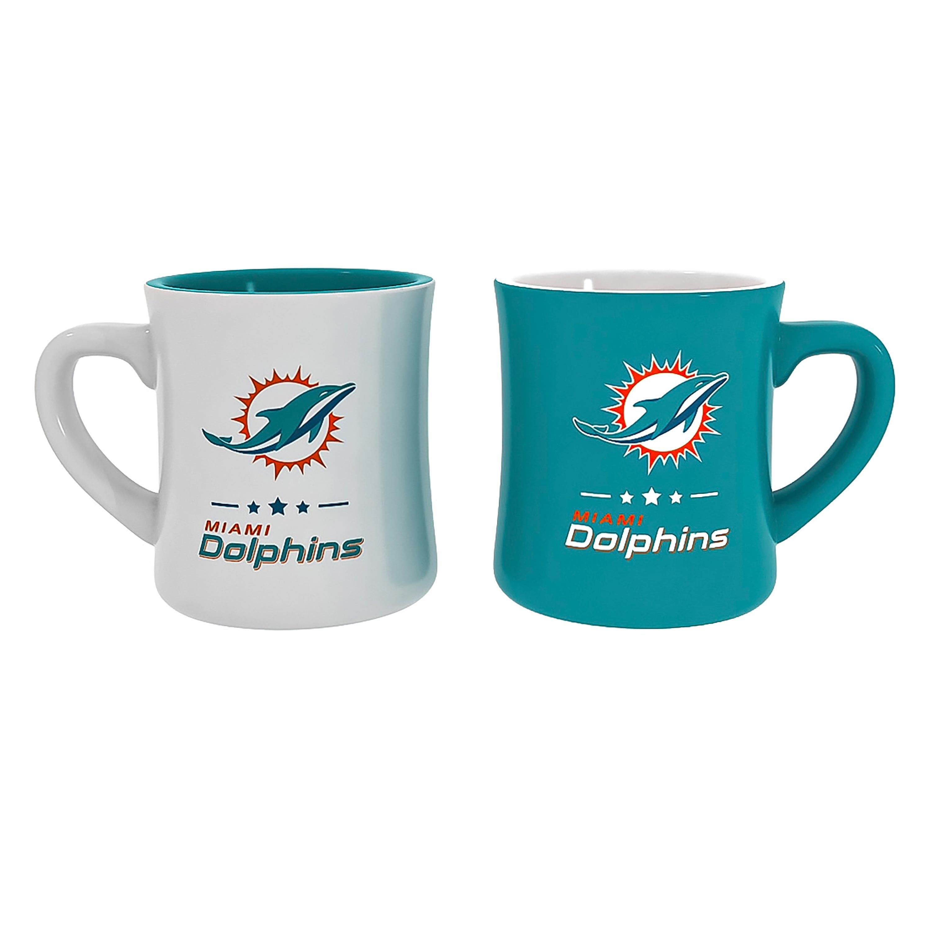 Miami Dolphins 10 oz Ceramic Cup Set