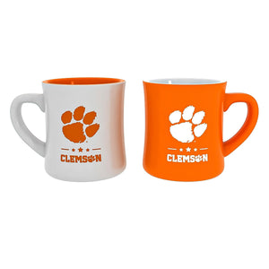 Clemson Tigers 10 oz Ceramic Cup Set