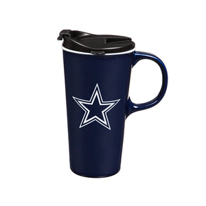 Dallas Cowboys Travel Latte Boxed 17oz