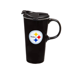 Pittsburgh Steelers Travel Latte Boxed 17oz