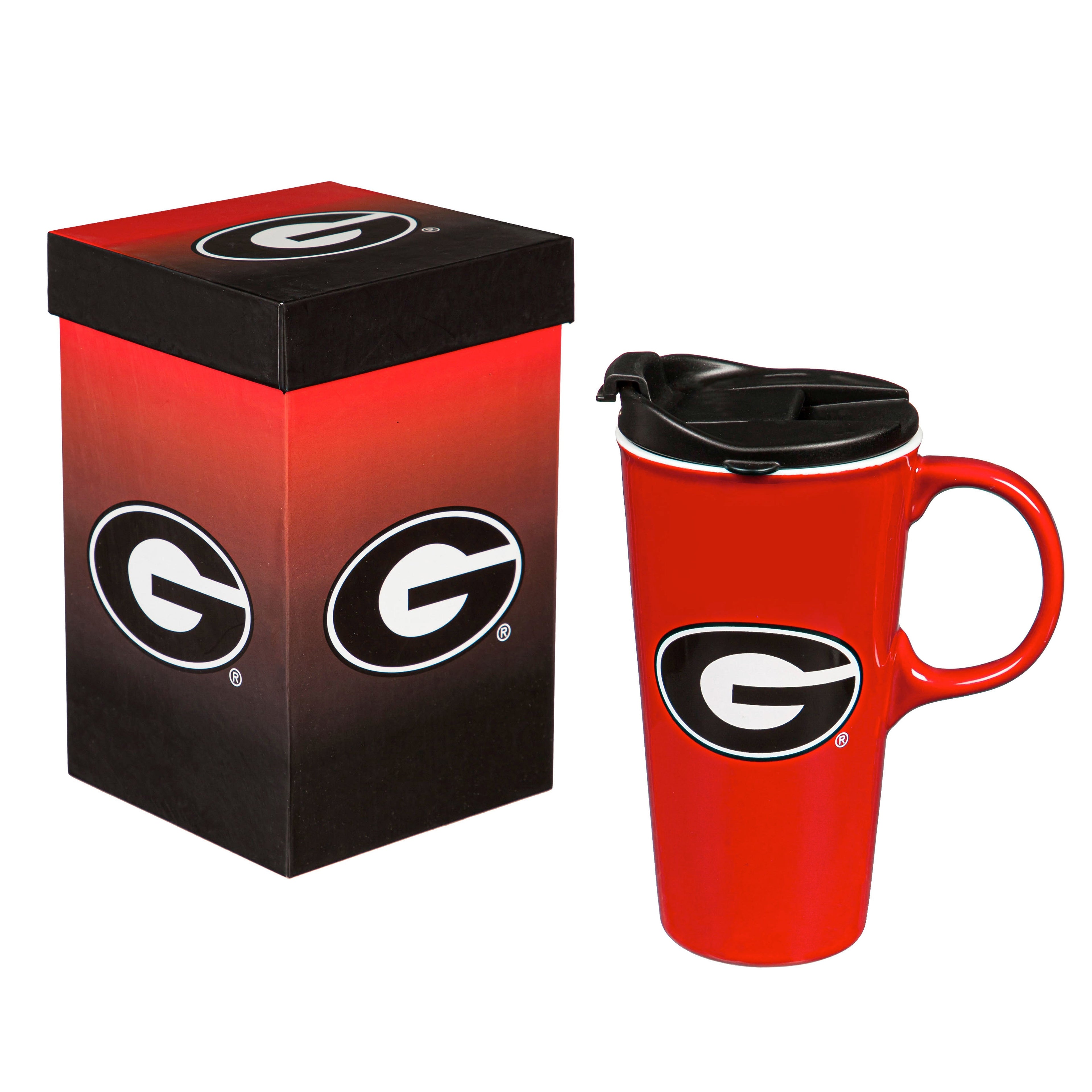 Georgia Bulldogs Travel Latte Boxed 17oz