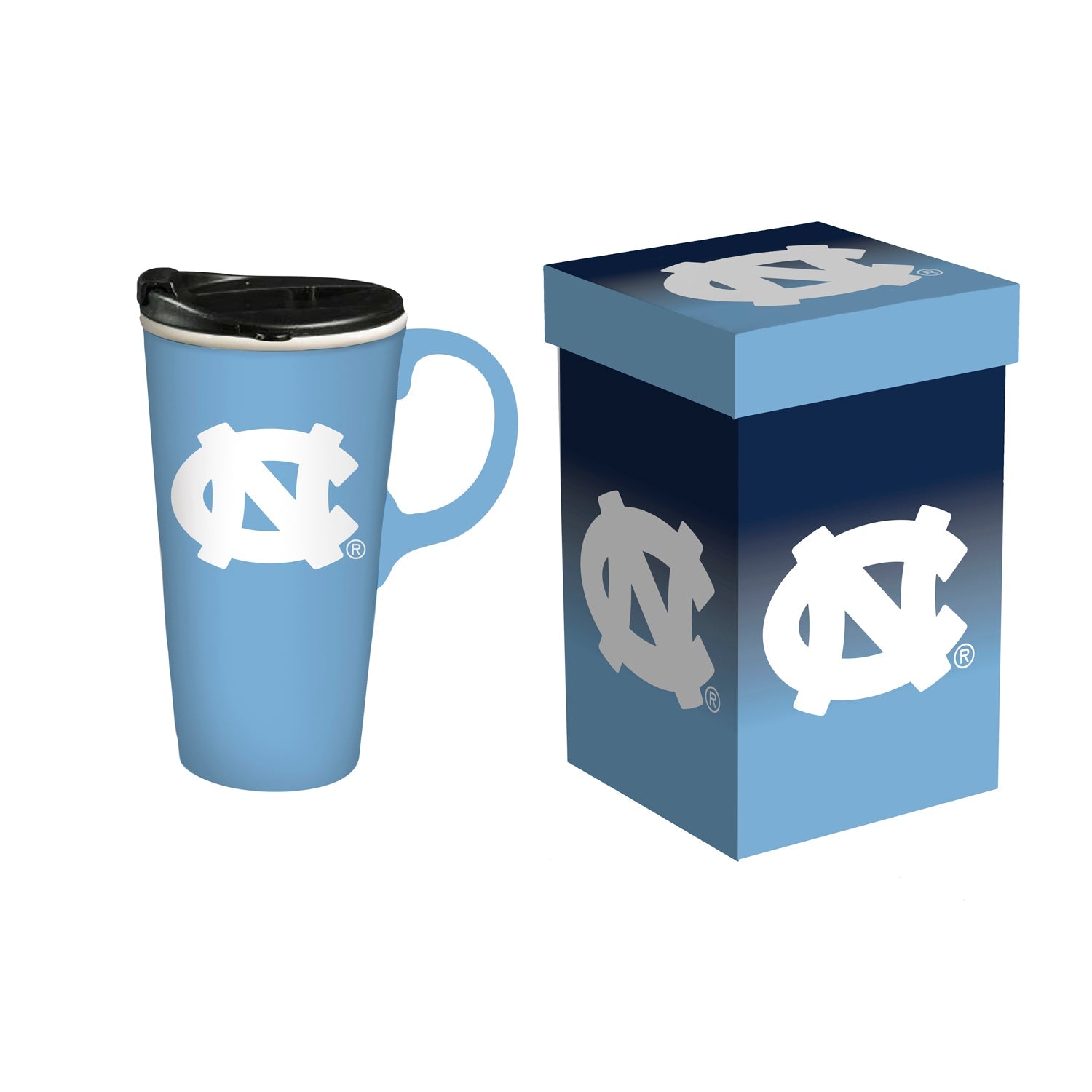 North Carolina Tar Heels Travel Latte Boxed 17oz