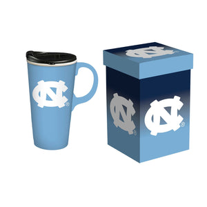 North Carolina Tar Heels Travel Latte Boxed 17oz