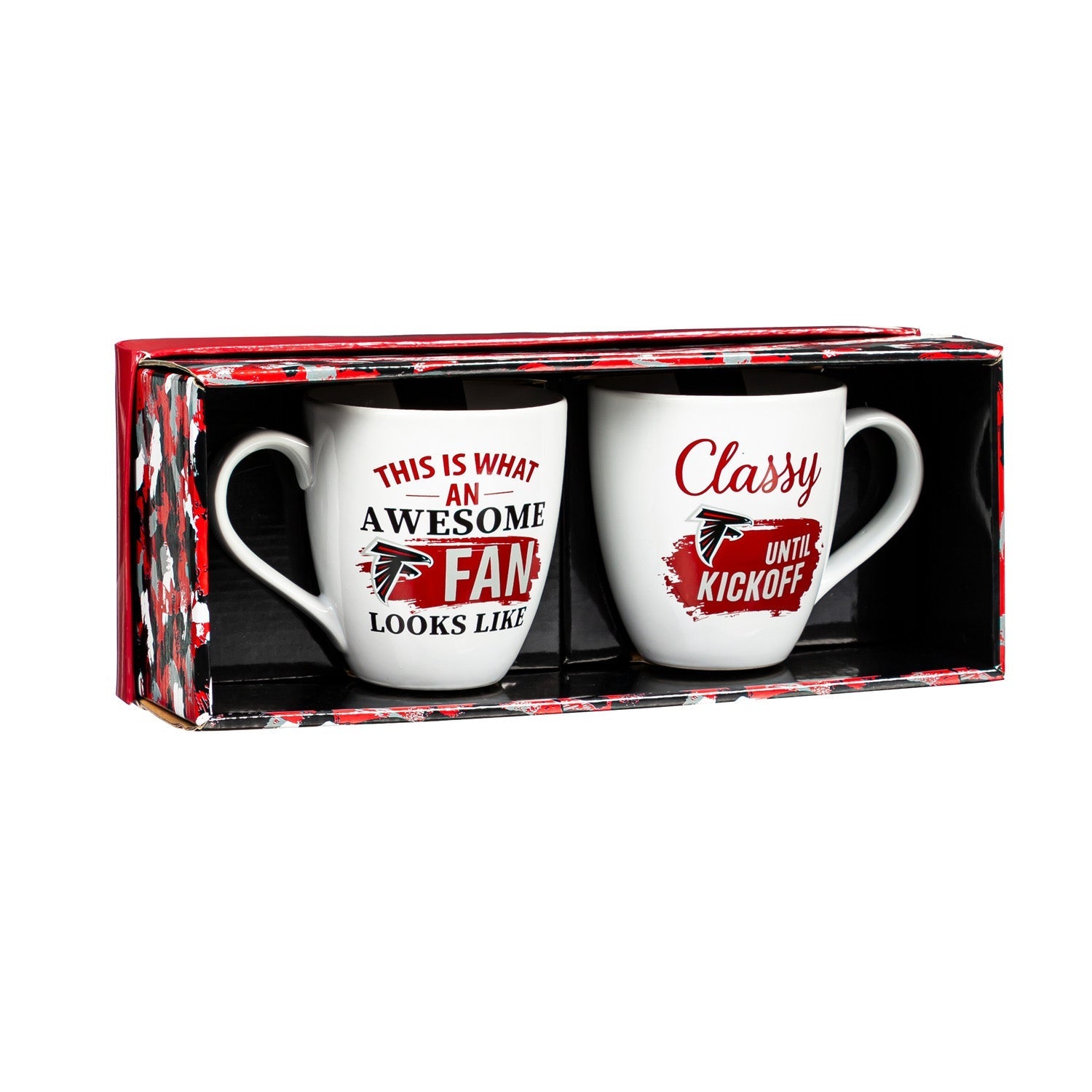 Atlanta Falcons Ceramic Cup O'Java 17oz Gift Set