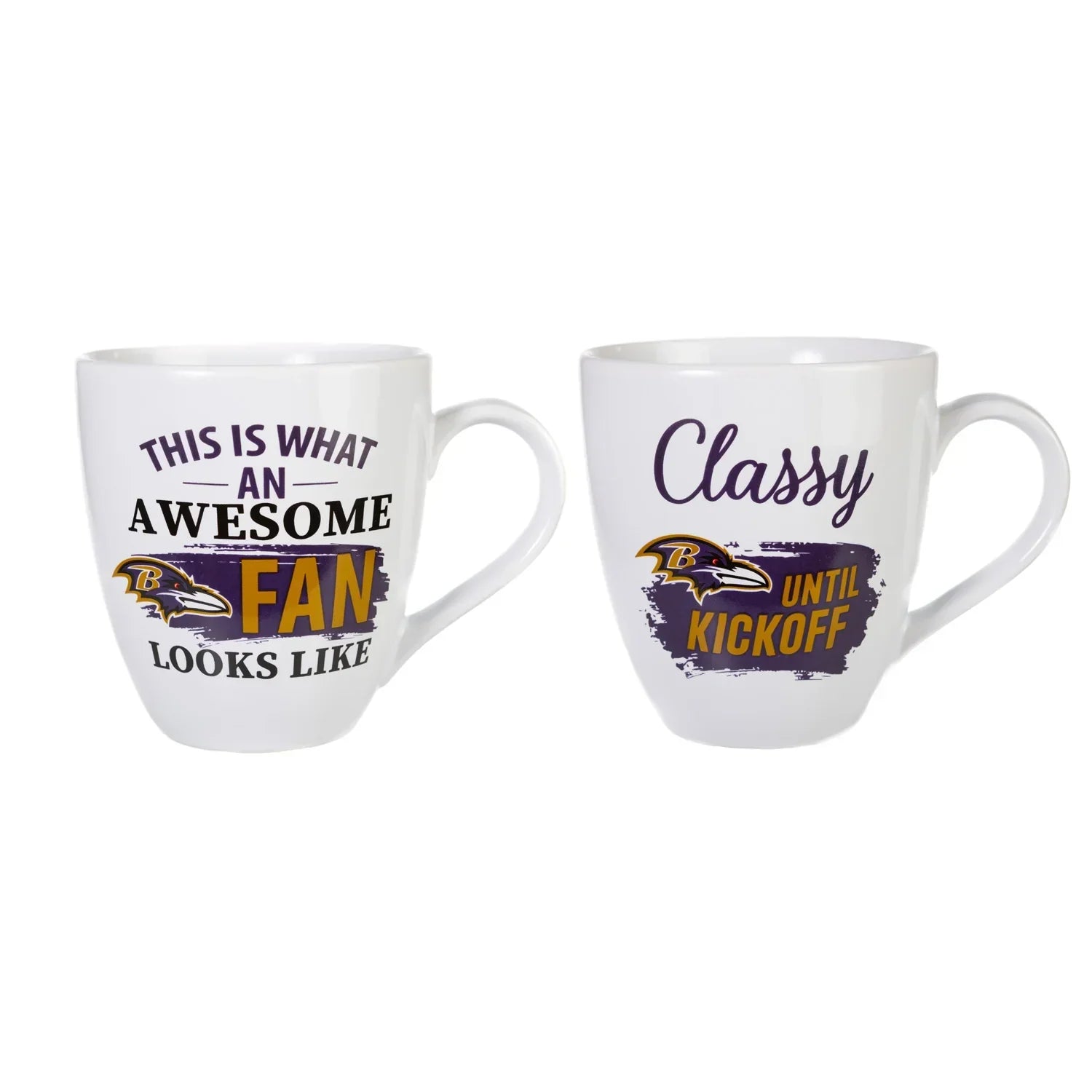Baltimore Ravens Ceramic Cup O'Java 17oz Gift Set