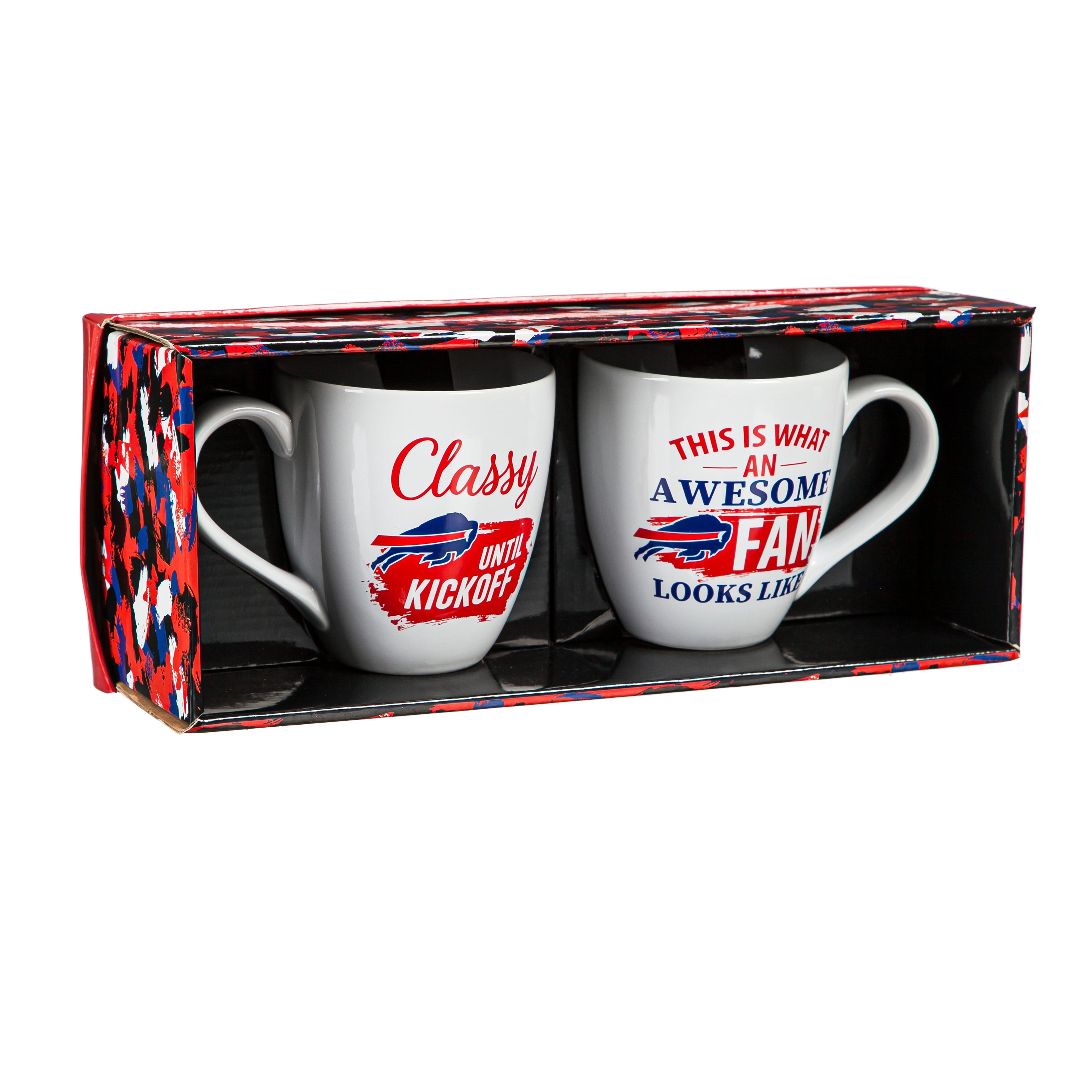 Buffalo Bills Ceramic Cup O'Java 17oz Gift Set
