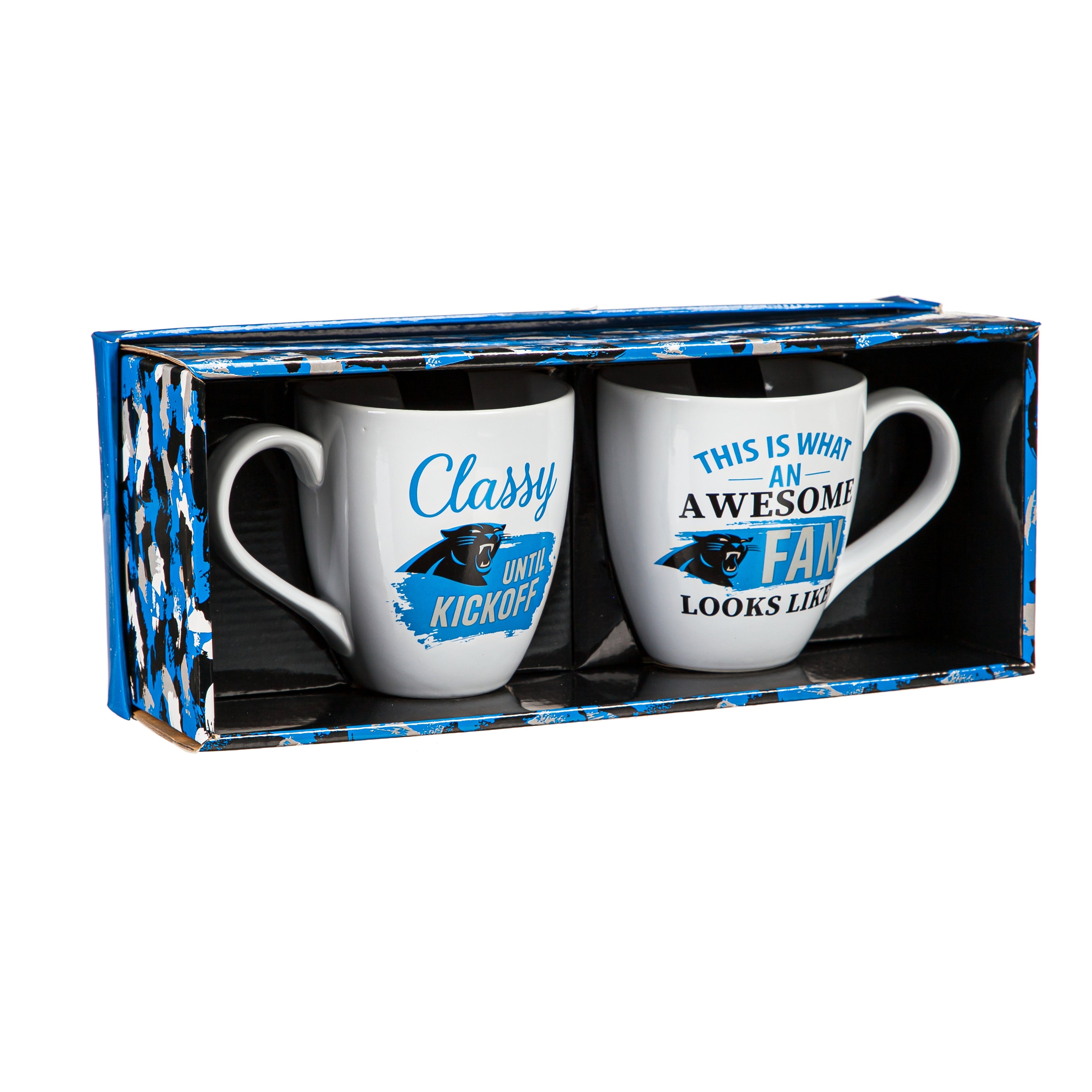 Carolina Panthers Ceramic Cup O'Java 17oz Gift Set