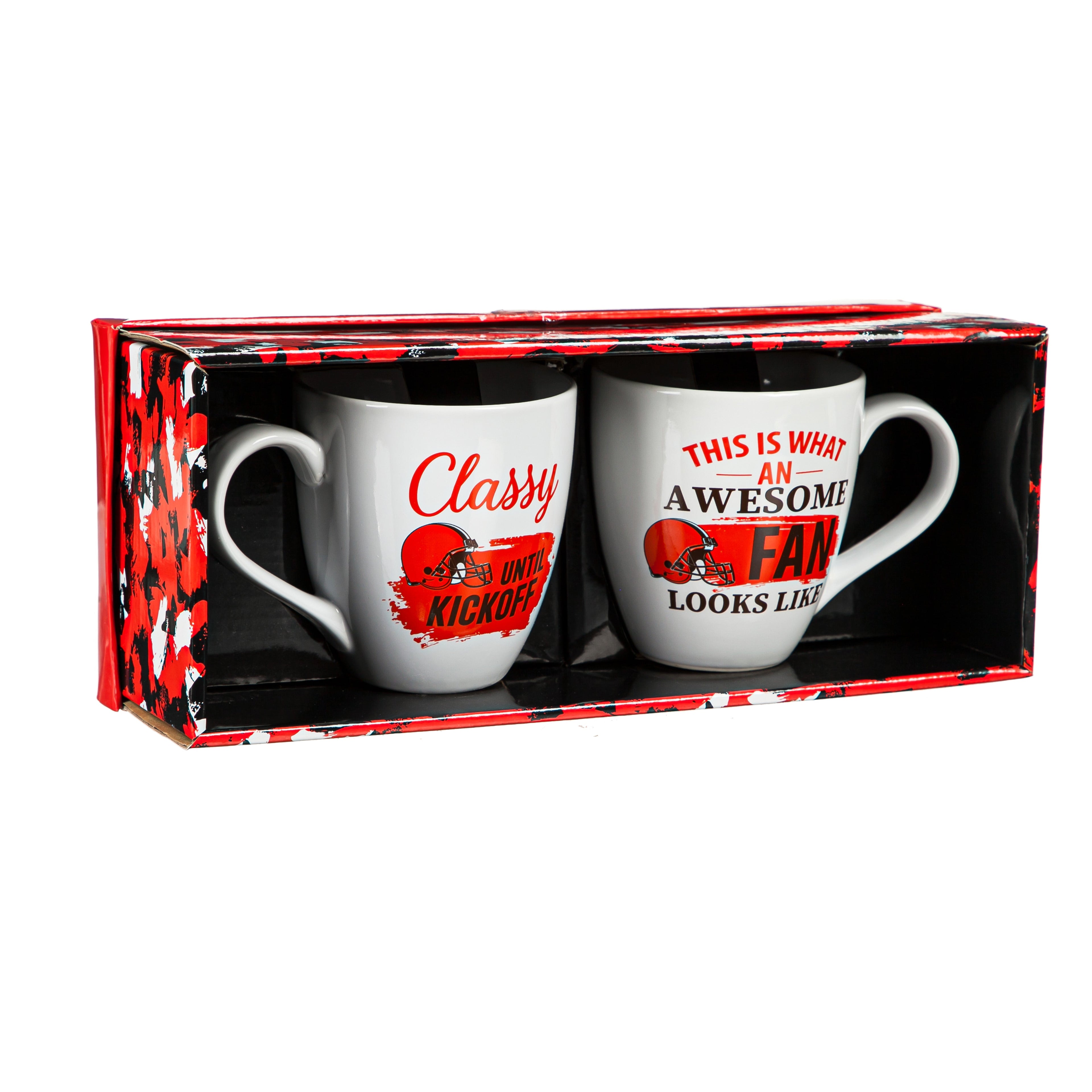 Cleveland Browns Ceramic Cup O'Java 17oz Gift Set