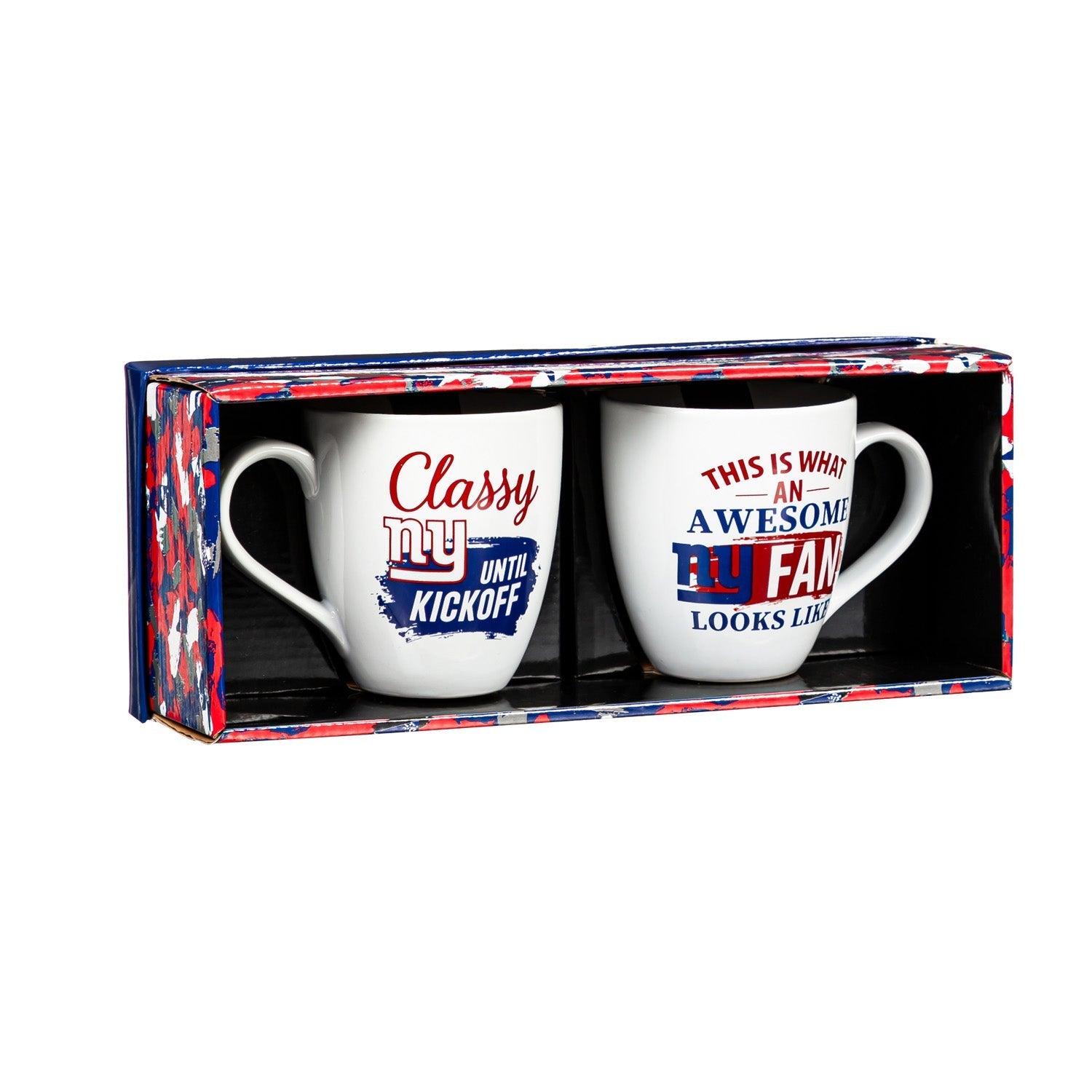 New York Giants Ceramic Cup O'Java 17oz Gift Set