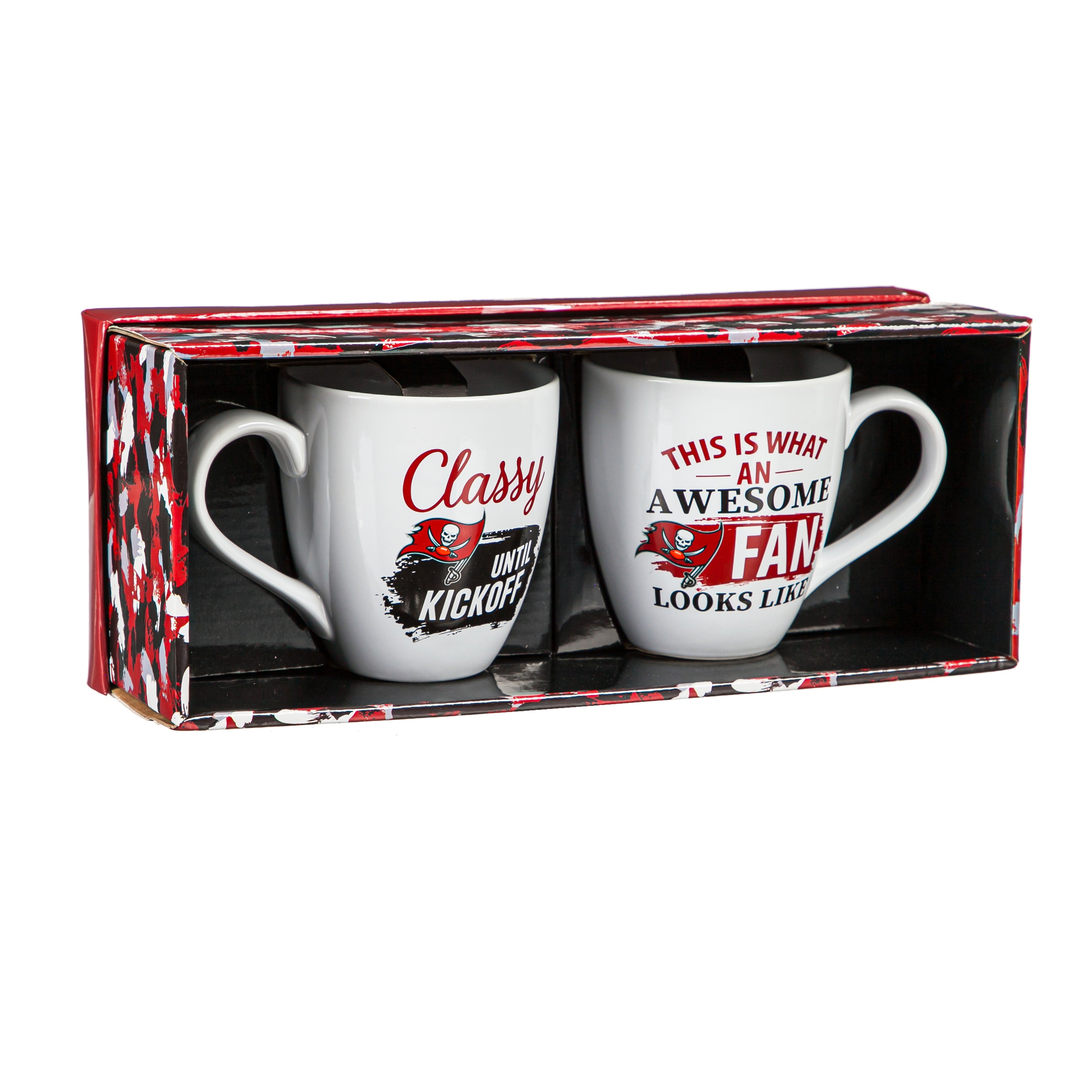 Tampa Bay Buccaneers Ceramic Cup O'Java 17oz Gift Set