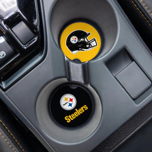 Pittsburgh Steelers Car Coaster Set 2pcs