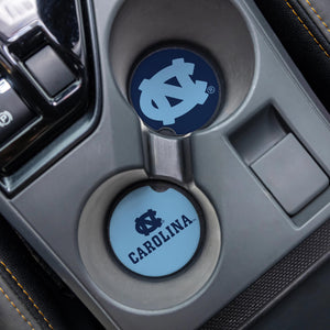 North Carolina Tar Heels Car Coaster Set 2pcs