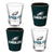 4 Piece Ceramic and Glass 2oz. Shot Glass Set