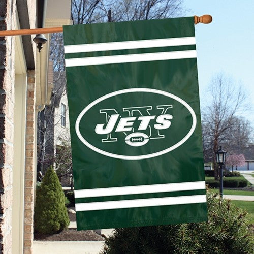 New York Jets Embroidered Banner House Flag
