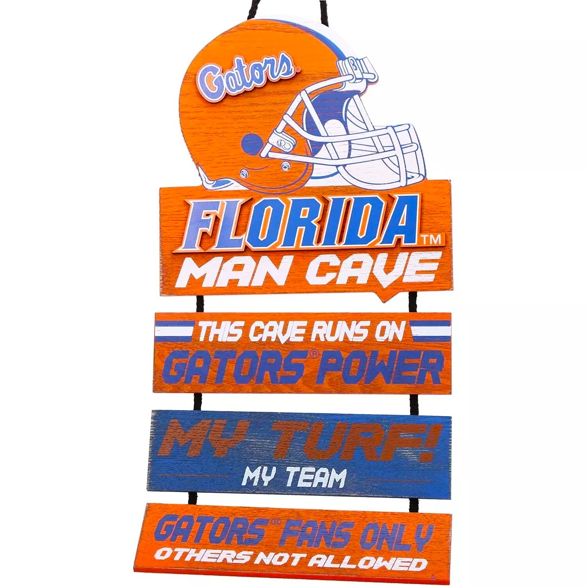 Florida Gators Helmet Man Cave Rules Sign