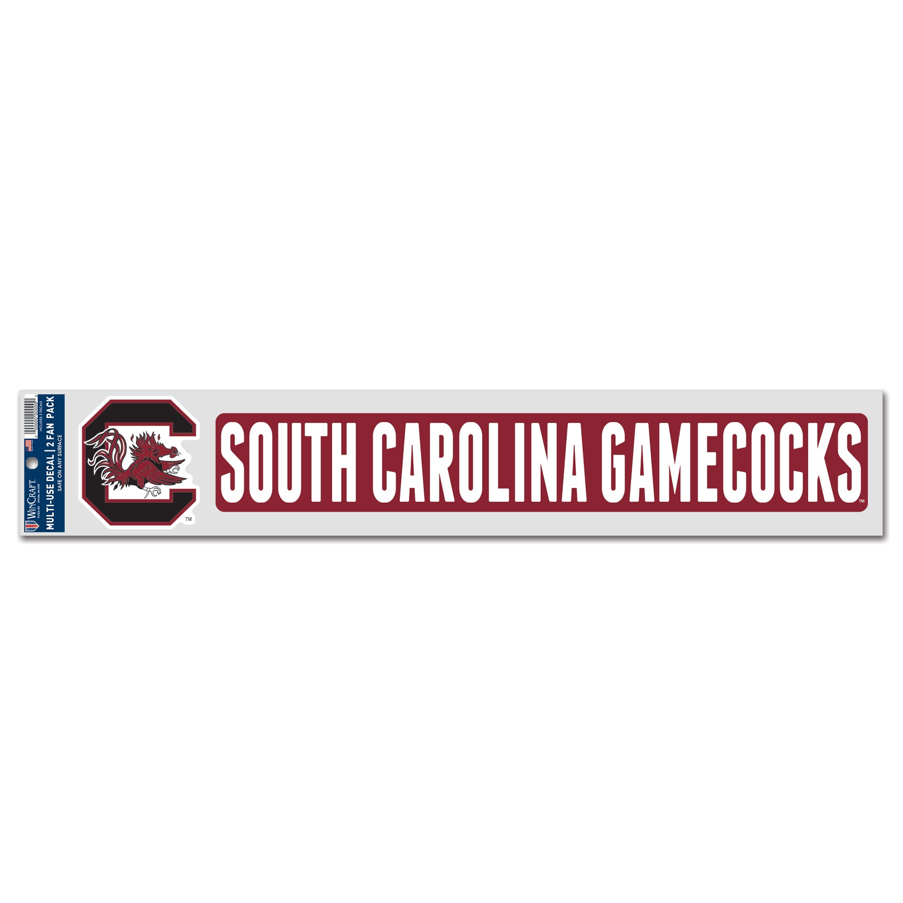 South Carolina Gamecocks Sports Decal Multi Used 2 Fan Pack