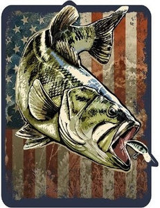 Bass Fishing Lenticular Plaque