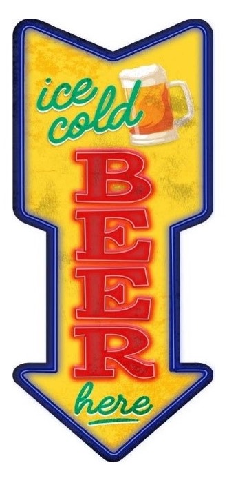 Ice Cold Beer Lenticular Plaque