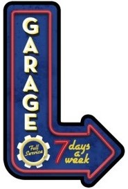 Garage Arrow Lenticular Plaque