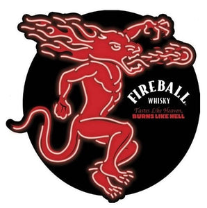 Fireball Whiskey Lenticular Plaque