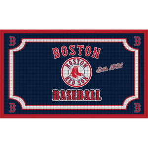 Boston Red Sox Embossed Door Mats