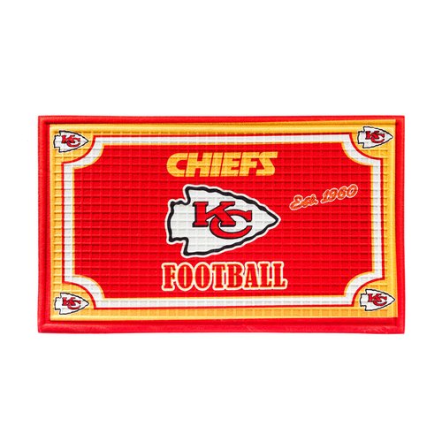 Kansas City Chiefs Embossed Door Mats