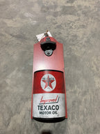 VINTAGE OIL CAN OPENER PLAQUES