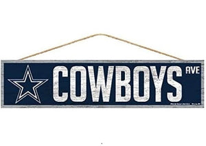 Dallas Cowboys Avenue Rope Signs 4x17
