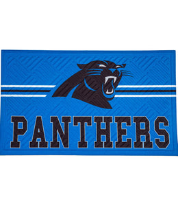Carolina Panthers Embossed Mat Cross Hatch
