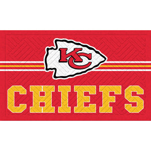 Kansas City Chiefs Embossed Mat Cross Hatch