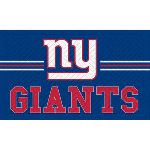 New York Giants Embossed Mat Cross Hatch